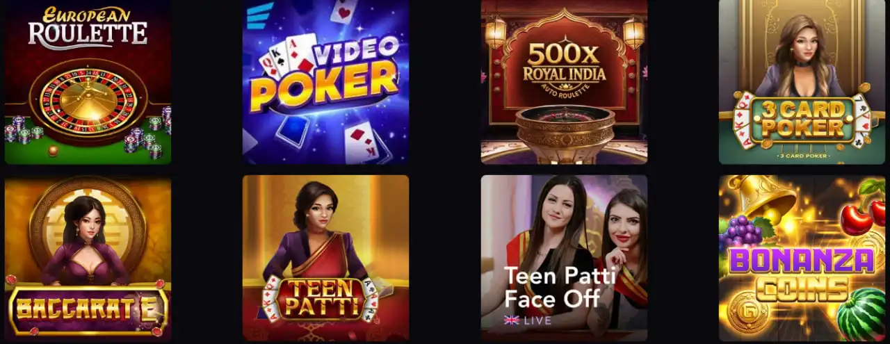 valter casino table slots